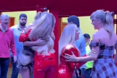 Taylor Swift and Brittany Mahomes debunk feud rumors with hug at Chiefs game