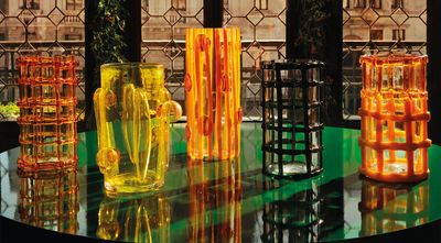 India Mahdavi designs Acqua di Parma’s 2024 holiday collection using colourful Murano glass