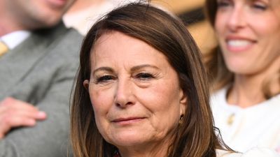 Elevate your denim, Carole Middleton's high-waisted jeans and satin champagne shirt is the October look that'll take you from daytime chic to chilly night out glam