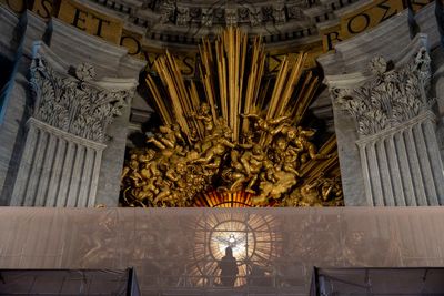 Restorers complete work on the canopy covering St. Peter's main altar ahead of the 2025 Jubilee