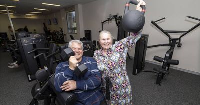 Hard breathing and broad smiles as gym reopens