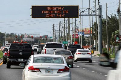 Nearly two-thirds of gas stations are empty in Tampa area as millions flee path of Hurricane Milton