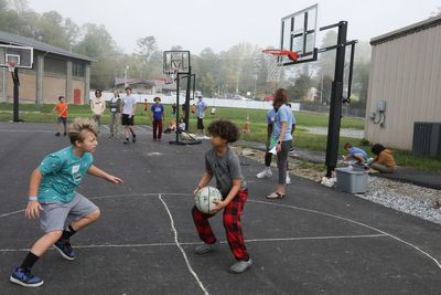 People are trying to find places for their kids to learn and play after natural disasters