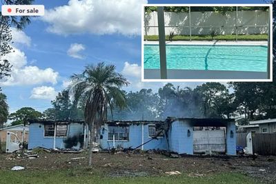 Hurricane-Destroyed Florida Home Listed on Zillow While Still Smoldering: 'The Pool Remains Undamaged'