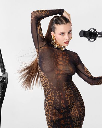 Jean Paul Gaultier's Latest Collection, Modeled by Emma Chamberlain, Is Literally Made for TV