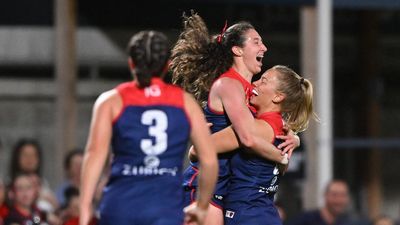 Demons shock 'shabby' Crows in AFLW thriller