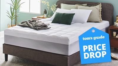 Quick! This cooling mattress topper is now at a lower price than it was during July's Prime Day sale