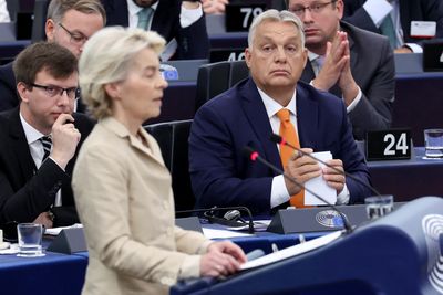 EU officials blast Hungary’s Orban over Ukraine stance, democratic decline