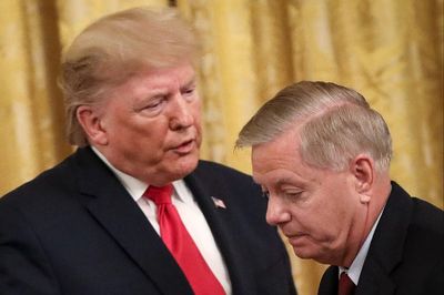 Lindsey Graham warned ‘erratic’ Trump Jan 6 would be ‘his obituary’, Woodward’s new book reveals