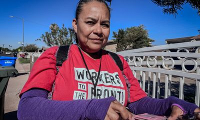 Hotel Workers Knock on a Million Doors, Targeting Latinos, to Keep Arizona Blue for Kamala Harris