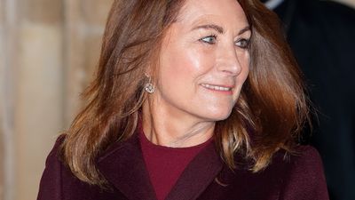 Carole Middleton’s velvet top and sparkly wide-leg trousers prove that dresses and heels aren’t the only option this party season