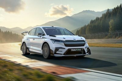 Skoda reveals Rally2-inspired EV race car concept