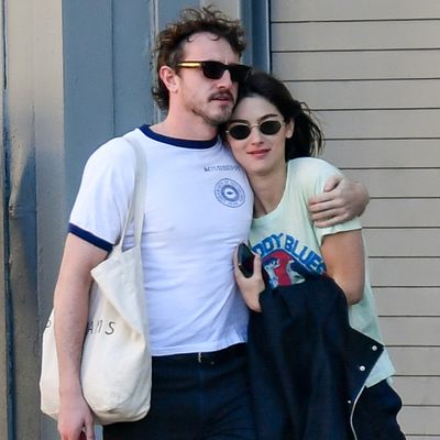 Gracie Abrams and Paul Mescal Couple Up in Dark Wash Jeans and Coordinating T-Shirts