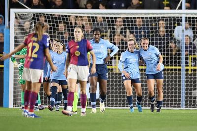 Bunny Shaw scores as Man City shock holders Barcelona in Women’s Champions League