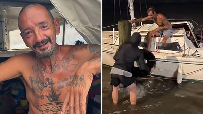 Viral Lieutenant Dan Stays On His Boat During Hurricane Milton: “Safest Place In The World”