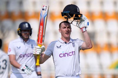 Harry Brook tops 300 as free-scoring England break records in first Test