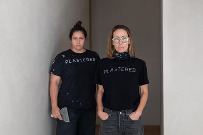 ‘You’re a girl?’ The duo taking on the male-dominated plastering world