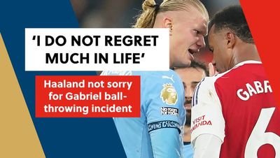 Erling Haaland fuels fierce Arsenal rivalry with unapologetic stance over Gabriel clash