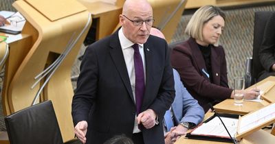 John Swinney slams Keir Starmer's first 100 days in office at FMQs