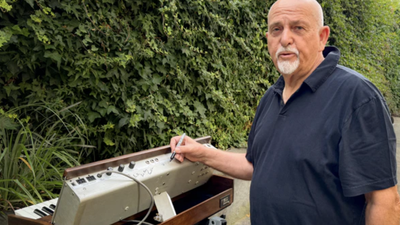 Here's how you can win a $7,500 vintage Minimoog signed by Peter Gabriel