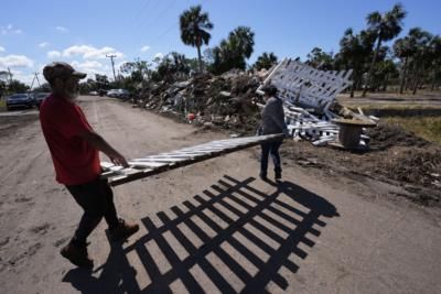 Record-Breaking Storm Surge And Rainfall Hit Florida Cities