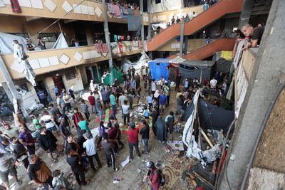 At least 28 killed in Israeli attack on school sheltering displaced in Gaza