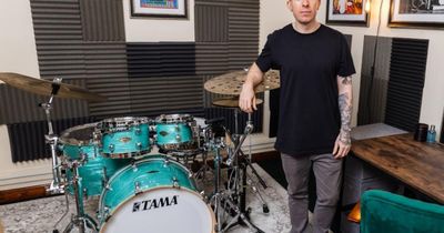 Drummer who toured with Rod Stewart opens studio in Scotland