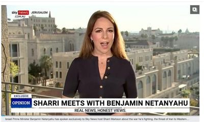 Sky News’ Sharri Markson tells Benjamin Netanyahu Labor is ‘hostile’ to Israel in ‘confidential’ meeting