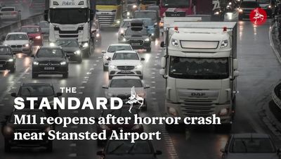 London travel news LIVE: M11 reopens after horror crash near Stansted Airport