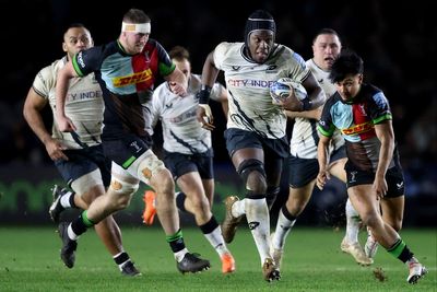 Harlequins out to end Saracens hoodoo as Premiership rivals resume hostilities on ‘Derby Weekend’