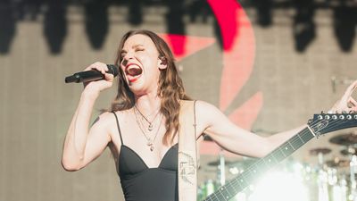 "I just turned 41 and I still don’t know what the hell I’m doing." It's Lzzy Hale's birthday, but Halestorm's riotous Aftershock set is a present for all