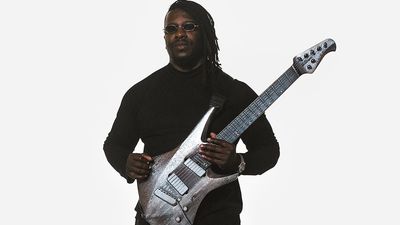 “This finish uses real silver in the paint… before the final clear coat is applied, the silver oxidises naturally, allowing the finish to change over time”: Ernie Ball Music Man launches Tosin Abasi's Kaizen in Gallium and it is the coolest finish ever