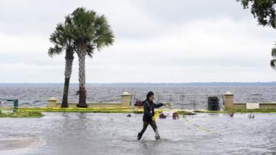 Hurricane Milton Causes 10-Foot Storm Surge On Florida Gulf Coast