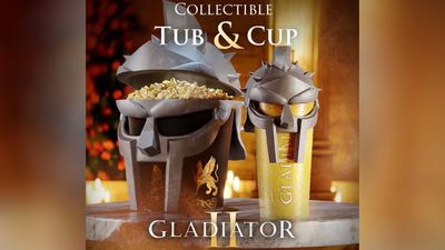 I can’t unsee MF DOOM in the new Gladiator 2 popcorn bucket