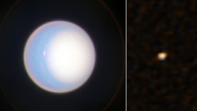 NASA images Uranus with epic team up of Hubble Telescope and New Horizons Pluto probe