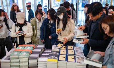 Han Kang’s books sell out as South Korea celebrates her Nobel prize in literature