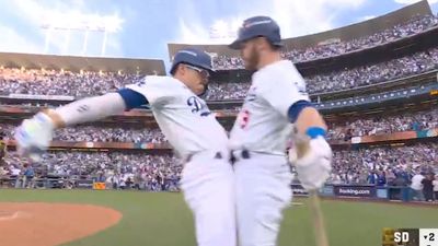 Kiké Hernández and Gavin Lux Debut Unique HR Celebration in Game 5 vs. Padres