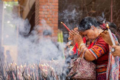 Hindus in Bangladesh celebrate their largest festival under tight security following attacks