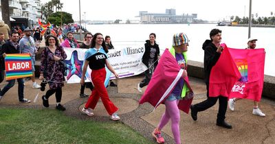 Rain never held back the rainbow as Newcastle Pride parade returns