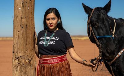 This Diné leader is using horses to bring ‘the greatest Native turnout ever’ to the polls