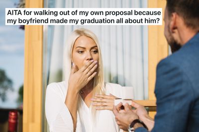 Woman Walks Out on Boyfriend After He Proposes at Graduation Party, Makes Her Big Day 'All About Him'