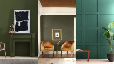 Dark green paints are the 'it' color right now – here are 4 shades from Benjamin Moore to use in small rooms