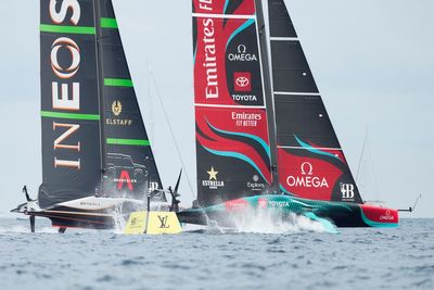 Sir Ben Ainslie’s Ineos Britannia trail 2-0 after first day of America’s Cup