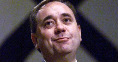 Alex Salmond pictured throughout his political career