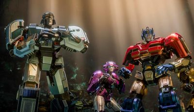 Transformers One review – action-packed prequel adds brains to the metal monster smash-ups