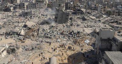 Israeli air strike hits refugee camp and kills family of eight in Gaza