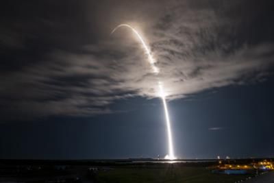 Spacex Falcon 9 Reaches Max Q During Flight