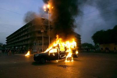 Pakistani police fire tear gas and charge protesters in Karachi