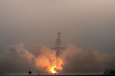 In Milestone, SpaceX 'Catches' Megarocket Booster After Test Flight