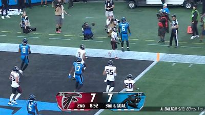 Andy Dalton Drills Cameraman With Errant Pass During Panthers-Falcons